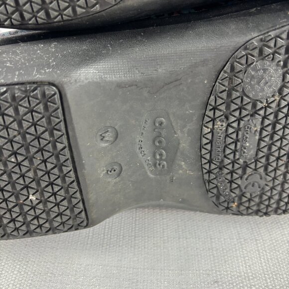 Crocs Women's 9 Neria Pro Triple Comfort Floral Slide-on Rubber Clogs - Picture 13 of 14